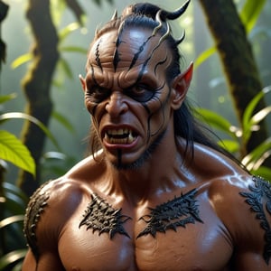 8k close-up portrait, Siguanaba, Evil shapeshifting spirt, highly detailed dramatic lighting, jungle in the background, ultra-realistic,<lora:659095807385103906:1.0>