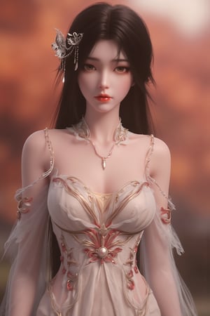  (masterpiece, best quality:1.2),1girl, navel, solo, midriff, bare shoulders, hair ornament, flower, hair flower,, long hair, red lips,
BREAK, (looking at viewer:1.23),(lace dress:1.29),
BREAK,blurry, solo focus, long hair, lips, day, lipstick, outdoors, full body, blurry,(huge breasts:1.99),Xyunxiao,(Autumn scene, ginkgo trees, maple trees:1.52),XxiaoxunerX,Xhuolinger,Xmeidusha,Xzhigui