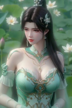  (masterpiece, best quality:1.2),1girl, navel, solo, (Topless:2), (sexy,nsfw:2),, bare shoulders, hair ornament, flower, hair flower,, long hair, red lips,
BREAK, (looking at viewer:1.23),(translucent light green-white color dress:1.39),(Topless:1.59),
BREAK,blurry, solo focus, long hair, lips, day, lipstick, outdoors, upper body, blurry,(huge breasts:1.89),(full breasts:2.39),Xyunxiao,(snow,Peony:1.52),(Lotus pond, lotus:1.56),XxiaoxunerX,Xhuolinger,(Topless:2.3), (sexy,nsfw:2),