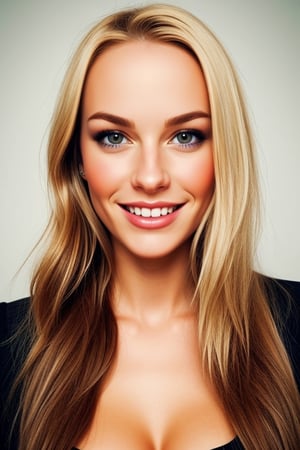 Create a good looking friendly faced girl, swedish style
