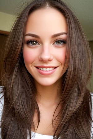 Create a good looking friendly faced girl, American style

