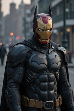 Batman armour with iron man mask,RAW