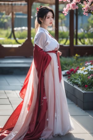 (masterpiece, best quality:1.2), highres, extremely detailed, 1 girl, very long hair, eye highlights,
BREAK,
(red hanfu dress:1.39), frills, outdoors, flower, fluttering petals, pefect body, depth of field,pastel color, Depth of field,garden of the sun,shiny,flowers, garden, 1girl, (butterfly style, butterflies:1.23), ultra detailed, glary,Light, light particles,glitter,reflect,,(big breasts:1.62),Xyunxiao,(full moon:1.39),