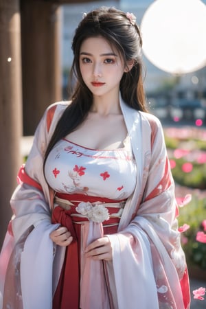 (masterpiece, best quality:1.2), highres, extremely detailed, 1 girl, very long hair, eye highlights,
BREAK,
(red hanfu dress:1.39), frills, outdoors, flower, fluttering petals, pefect body, depth of field,pastel color, Depth of field,garden of the sun,shiny,flowers, garden, 1girl, (butterfly style, butterflies:1.23), ultra detailed, glary,Light, light particles,glitter,reflect,,(big breasts:1.63),Xyunxiao,(full moon:1.39),