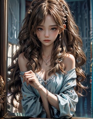masutepiece, Best Quality, Ultra-detailed, finely detail, hight resolution, 8K Wallpaper, Perfect dynamic composition, Natural Color Lip,(Wearing European-style ,a luxurious necklace, :1.3),(Long hair:1.3),The wind blows her long hair, 20 years,cowboy_shot,bathe in the sunset
,AIDA_LoRA_ElonaV
flat chest
Take a selfie in front of the mirror with feet spread wide and whole body in the mirror,AIDA_LoRA_ElonaV