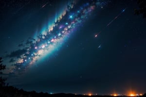 night time sky full of stars and the nature is so amazing