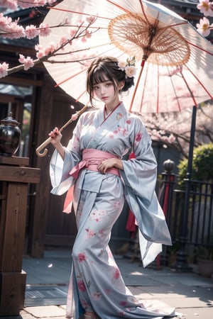 Real photos, a beauty with three-dimensional and exquisite facial features, kimono, holding a paper umbrella, painted glass light, and the beauty of light and shadow, romantic cherry blossoms are about to bloom, let us open our hearts to welcome love. Real skin, movie tones, long shots, side full body shots, dynamic movements, 16K high image quality, ultra-high details and complexity.
#Bing