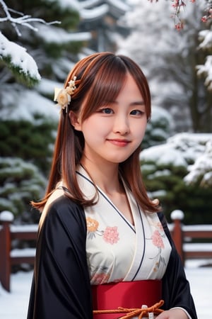 22 yo, beautiful korean girl, ((beautiful kimono)), looking at viewer, bangs, {beautiful and detailed eyes}, calm expression, Glamor body type, realhands, ((Straight hair)), delicate facial features, ((model pose)), eye smile, ((blush)), smile,

The background is winter, snowy garden(traditional japanese garden),  

flim grain, realhands, masterpiece, Best Quality, 16k, photorealistic, ultra-detailed, finely detailed, high resolution, perfect dynamic composition, sharp-focus, full_body 

1girl, solo, cc