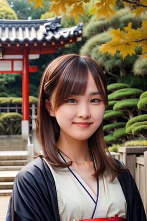 The background is winter, snowy garden(traditional japanese garden),22 yo, beautiful korean girl, ((beautiful kimono)), looking at viewer, bangs, ((Straight hair)),  {beautiful and detailed eyes}, calm expression, natural and soft light, delicate facial features, ((model pose)), Glamor body type, realhands, masterpiece, Best Quality, photorealistic, ultra-detailed, high resolution, perfect dynamic composition, eye smile, ((blush)), ((wide shot, cowboy_shot)), 1 girl, 1girl, solo,  smile, cc