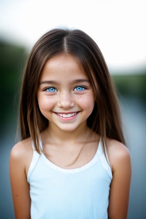 A full body view of a beautiful and confident young tween girl with a radiant smile stands tall, her face glowing with determination. Her eyes sparkle with intelligence and kindness, reflecting her inner strength. Her body language is assertive conveying a message of empowerment and positivity. The background is blurred, emphasizing her presence and the beauty of her smile.
General:

A serene face with closed eyes and a gentle smile.
A determined face with furrowed brows and a clenched jaw.
A playful face with wide eyes and a mischievous grin.
A curious face with raised eyebrows and a tilted head.
Specific:

A young face with freckles and rosy cheeks.
A face with piercing blue eyes and a strong jawline.
A face with expressive eyes and a soft smile.
A face with a neutral expression, revealing no emotions.
Style:

A realistic face with detailed features.
A stylized face with exaggerated proportions.
A human face with large eyes and a simple design.
A futuristic face with glowing eyes and metallic accents.

 