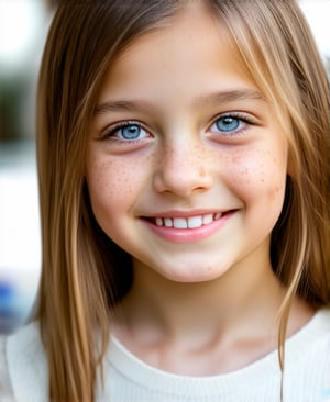 A beautiful and confident young tween girl with a radiant smile stands tall, her face glowing with determination. Her eyes sparkle with intelligence and kindness, reflecting her inner strength. Her body language is assertive conveying a message of empowerment and positivity. The background is blurred, emphasizing her presence and the beauty of her smile.
General:

A serene face with closed eyes and a gentle smile.
A determined face with furrowed brows and a clenched jaw.
A playful face with wide eyes and a mischievous grin.
A curious face with raised eyebrows and a tilted head.
Specific:

A young face with freckles and rosy cheeks.
A face with piercing blue eyes and a strong jawline.
A face with expressive eyes and a soft smile.
A face with a neutral expression, revealing no emotions.
Style:

A realistic face with detailed features.
A stylized face with exaggerated proportions.
A human face with large eyes and a simple design.
A futuristic face with glowing eyes and metallic accents.

 