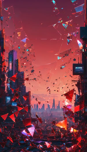 //quality, (masterpiece:1.4), (detailed), ((,best quality,)),//,(red_theme:1.4),(red_sky:1.4),(warning signal:1.2),cityscape,sky focus, horizon,(,broken_glass,broken_sky:1.4),scenery,Surreal Elements,glitch,error message,(error,error data codes:1.3),(glitch effect:1.3),(cyberpunk:1.2),shards, (puzzle:1.2),glass,brocken glass,transparent glass,pieces of glass,Made_of_pieces_broken_glass