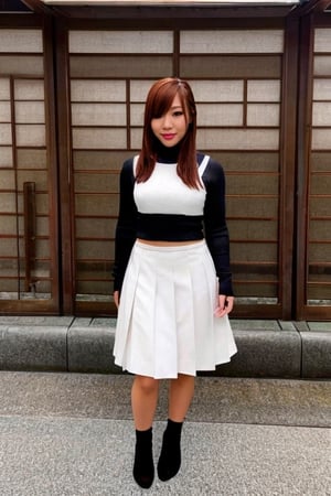 Kairi Sane as a japanese high school girl wearing her school uniform