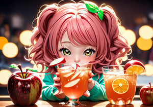 girl,cute girlmix,apple juice