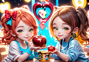 girl,cute girlmix,apple