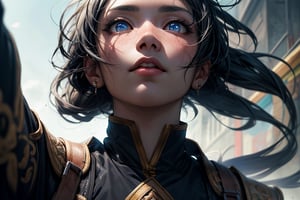 score_9, score_8_up, score_7_up,((masterpiece, best quality)), (complex lighting), (perfect face), (detailed face), (anime, soft light, dramatic light, sharp, HDR), solo, 1girl, full body, looking up,[Mongolian female warrior] More Detail,vintage