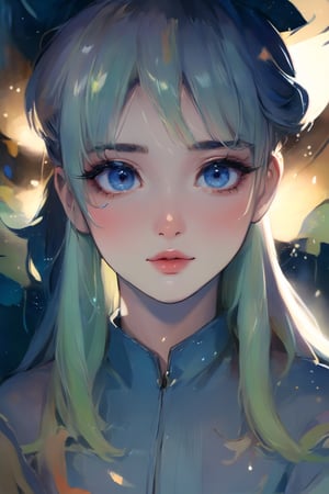 (1girl) beautiful eyes, high detail, clear face, light falls on her face, the game style Star Rail, volumetric light, HD quality (in color, color illustration), (masterpiece, detailed, highres:1.4), pastel watercolor world, amano yoshitaka, ((full body), low-key, sharp focus on subject, intricate environment scenery:1.1), cammystretch, K-Eyes, more detail XL