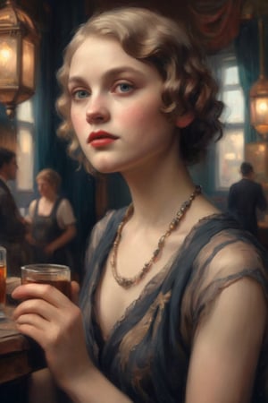 Photo realistic, mute colors, 20s style, flapper girl, art deco. cinematic lighting, smokey atmosphere, ethereal light, intricate details, extremely detailed, incredible details, full colored, complex details, hyper maximalist, gorgeous light and shadow, detailed decoration, detailed lines. masterpiece, best quality, HDR, UHD, unreal engine. looking at the camera, fair skin, beautiful face, beautiful eyes, perfect eyes, beautiful nose, full_body,fflixmj6