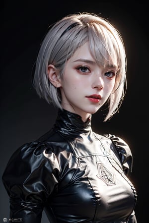 absurderes, mastutepiece, Best Quality, nffsw, 1girl in, Mature Woman, (Sharp Focus), Villain's smile, medium breasts, (Hair on long black background), (grey eyes), (Detailed eyes), Gothic lace costumes, Black and Red theme, Realism, Black_castle, Ultra-detailed, Vivid, Intricate details, Photorealistic,STEAM PUNK,aodai cyber,2b