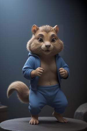 hamster,cel shading,The Chipmunks,musical,blue