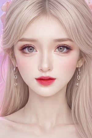 (8K, original photo, Reality:1.25) ,( Lip Gloss, eyelash, Glossy, shiny skin, best quality, Ultra-high resolution, Depth of Field, Chromatic Aberration, Corrosive, Wide-angle light, Natural shadows,   Idol)make up,pretty doll,Canthus drop,