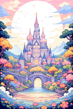 masterpiece, best quality, aethetic, illustration,pixel art, 