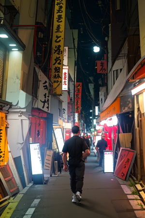 (1 image only), solo female, Great Pretender Razbliuto, Asian, Taiwanese, modern Seoul city, night cityscape, seoul 101, 2d, anime, flat, black hair, short hair, high fade, goatee, thick eyebrows, (brown eyes), (pure red collared shirt, red sleeves rolled up:1.2) black pants, socks, leather shoes, smile, 1 hand behind head, mature, handsome, charming, alluring, standing, upper body, perfect anatomy, perfect proportions, (best quality, masterpiece), (perfect eyes:1.2), perfect hands, high_resolution, dutch angle, cowboy shot, ,metal steel building,syonbenyokocho