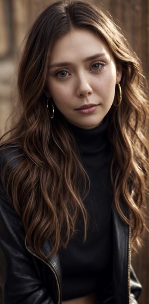 24 years old, 1 girl, beautiful Elizabeth Olsen, wearing a tight black sweater (turtleneck, simple), short tight leather skirt, long black boots, long red leather coat, shoulder bag, smile, alone, { eyes beautiful and detailed}, light eyes, calm expression, delicate facial features, ((model pose)), glamorous body type, (dark hair: 1.2), simple tiny earrings, simple tiny necklace, very_long hair, hair beyond hip, bangs, curly hair, fine grain, real hands, masterpiece, Best quality, 16k, photorealistic, ultra detailed, finely detailed, high resolution, perfect dynamic composition, ((nervous and embarrassed)), sharp focus, full body , cowboy shot,
lotus,girl,peeking out upper body