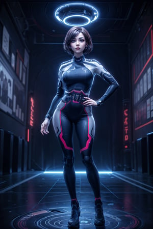 masterpiece, artistic design, image of a colored girl that emits its own light, lighting, cinematic lighting, volumetric lighting, laboratory, dynamic pose, taut skin, detailed, young face, best quality, 1 girl, blue eyes, full body , short hair, looking at viewer, nsfw:1.3, sexy pose, perfect anatomy, straight hair, dark hair, wide hips, narrow waist, different postures, ,(csm),1 girl,masterpiece,best,
quality, REALISTIC, Halo,Halo,neon background,Game, blue and white sibernetic costume.,Cortana, censored, circuit
,thewpn