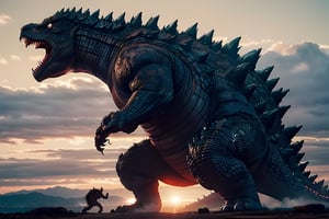 Godzilla, fusion monster,strange creatures,Fusion monster