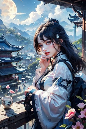 Anime Style, masterpiece, top quality, super detailed, official art, 1 girl, delicate facial features, perfect eyes, looking at viewer, wearing Hanfu, waist-up view, Long lens photo, pastel colors, realistic, 16K, mountains , valley , sun and moon silhouettes romantic sky, flowers, light roses, stunning light, photorealism, line art.,
She wears silk grosgrain with flowing sleeves
Intensely colorful and romantic eyes
Black eyebrows are like hills
The beauty from heaven came to earth by mistake
On the stage, the singing voice starts to play the drum strings
The passing years flow through the temples
The moon hangs over the eaves and the floating clouds disperse
Sensual and erotic
Several twists and turns
The person changes at the end of the song
He is sitting on the top of the empty city
A smile and a touch
Suddenly the drum beat stopped
heard again
Ganlu Temple, veteran advice from the beginning
You should get used to seeing painted faces
I had known it would be the end of the song and everyone dispersed
But still reluctant to give up the illusion
It’s time to laugh at me for being so entangled and greedy for pleasure
The stage is only a few feet wide
Difficulty in clutching and clutching, how can it be calculated by humans?
Tsing Yi with long temples, I pray for this in my life
Peace of mind
She wears silk grosgrain with flowing sleeves
Colorful and romantic eyes
Black eyebrows are like hills
The beauty from heaven came to earth by mistake
On the stage, the voice starts singing and the drums play
The passing years flow through the temples
The moon hangs over the eaves and the floating clouds disperse
Sensual and erotic
Several twists and turns
The person changes at the end of the song
He is sitting on the top of the empty city
A smile and a touch
Suddenly the drum beat stopped
heard again
Ganlu Temple, veteran advice from the beginning
You should get used to seeing painted faces
I had known it would be the end of the song and everyone dispersed
But still reluctant to give up the illusion
It’s time to laugh at how obsessed and obsessed I am with my love for pleasure
The stage is only a few feet wide
Difficulty in clutching and clutching, how can it be calculated by humans?
Tsing Yi with long temples, I pray for this in my life
Peace of mind
You should get used to seeing painted faces
I had known it would be the end of the song and everyone dispersed
But still reluctant to give up the illusion
It’s time to laugh at how obsessed and obsessed I am with my love for pleasure
The stage is only a few feet wide
Difficulty in clutching and clutching, how can it be calculated by humans?
Tsing Yi with long temples, I pray for this in my life
Peace of mind