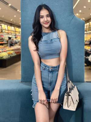 lovely cute young attractive indian girl,  blue eyes,  gorgeous actress,  19 years old,  cute,  an Instagram model,,, shopping_bags