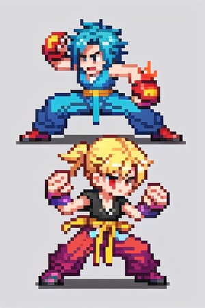 high quality, High Definition, Pixel world, pixel, simple pixel art, man, 8bit logo, 8 bit, unrealistic, nes style, fighting, mantis pose, and robot fighter, chibby,  beat 'em up, 1girls, kung fu, city stage, fighting stand pose, alone character, solo character, only character, one fighter, guy street fighter

