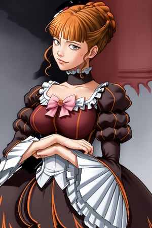 I draw as realistically as possible, portrait of beatrice ((beatrice)) ((umineko)),nyantcha style,beatrice,beatrice1