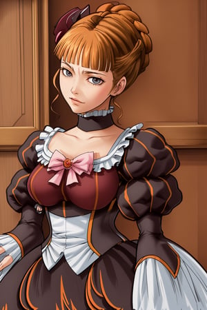 I draw as realistically as possible, portrait of beatrice ((beatrice)) ((umineko)),nyantcha style,beatrice,beatrice1