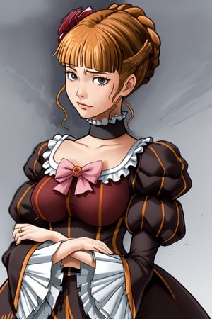 I draw as realistically as possible, portrait of beatrice ((beatrice)) ((umineko)),nyantcha style,beatrice,beatrice1