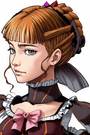 I draw as realistically as possible, portrait of beatrice ((beatrice)) ((umineko)),nyantcha style,beatrice,beatrice1