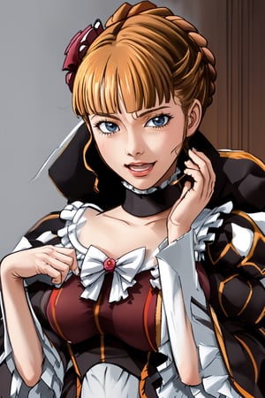 I draw as realistically as possible, portrait of beatrice ((beatrice)) ((umineko)),nyantcha style,beatrice,beatrice1,1girl