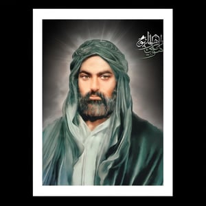 Individual, long types, plain background, brown, 1 man, 60 years old, white background, upper body, ponytail, male focus, facial skin, slightly thick face, full back beard and medium volume green Islamic turban and green scarf.,ink ,chinese ink drawing,Pencil Draw,Movie Still-black eyes