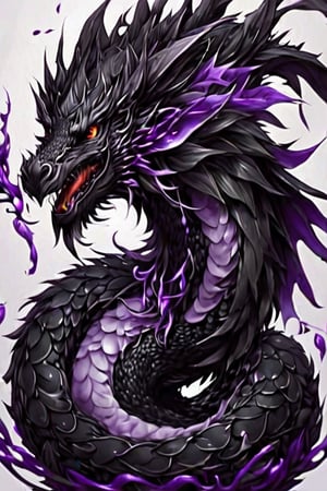 紫色、大蟒蛇、毒蠍、腹黑、龍龜、麒麟頭