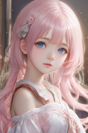 masterpiece,((best quality, 8k, ultra-detailed)),cg,perfect anatomy,kanna kamui,(17yo girl :1.4) ,(solo:1.4),(flat chest:1.4),pretty face,Simple back ground,full body shot,light pink hair,Idol,CCENN,CCEN,Beautiful eyes girl