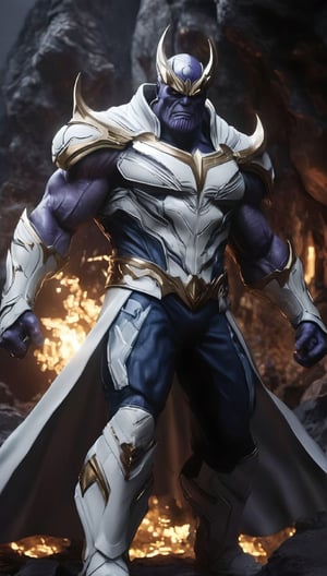 (masterpiece, 4K ,Super detailed:1.2), (3D anime), (Perfect quality), (anger),  (high contrast), (close up), (((Adult body))), The whole body is shown, View Viewer, thanos in the avengers universe, wearing thanos armour, 8 k cg render, thanos, thanos style traits, tor from marvel, 8 k high detail concept art, 8k octae render photo, thanos as vin diesel, high detail 8 k render, high detail 8k render, 8k render, 8 k render, 8k high quality detailed art, thanos portrait