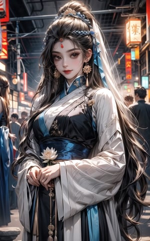 2 people, 1 female and 1male,face to face(extreamly delicate and beautiful:1.2), 8K, (tmasterpiece, best:1.0), , (LONG_HAIR_FEMALE:1.5), Upper body, a long_haired male, cool and seductive, evil_gaze, (wears white hanfu:1.2), and intricate detailing, and intricate detailing, finely eye and detailed face, Perfect eyes, Equal eyes, Fantastic lights and shadows、white room background、 Uses backlight and rim light,wind blowing hair,ancient chinese style,wears light blue hanfu,smile,perfect background ,in the lotus pond,lotus in the background, moon on the background 