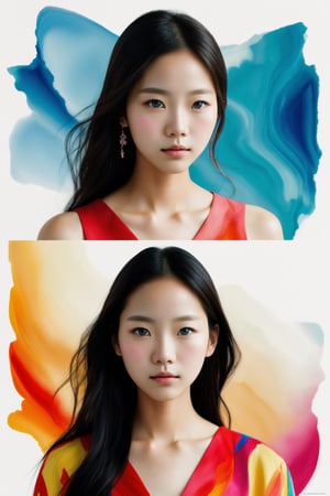 (masterpiece, top quality, best quality, official art, beautiful and aesthetic:1.2), (1girl), extreme detailed,(fractal art:1.3),colorful,highest detailed

oil painting,Surrealism,asian girl,masterpiece
Soft face, korean girl, sharp face,JeeSoo,short-hair
