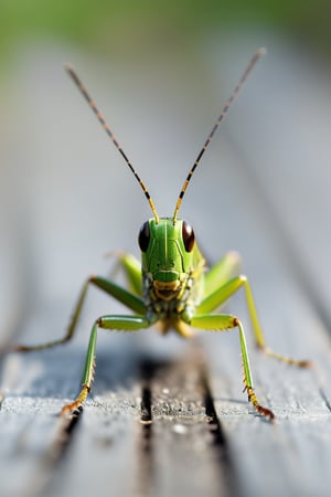 8K, UHD, perspective macro shot, photo-realistic, grasshopper
flying straight towards camera (head-on:1.2) centered, looking perfectly ahead, perfect lighting, speed movements, slow shutter speed, motion blur,