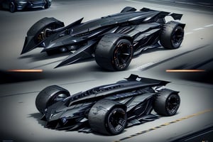 8k, RAW photos, top quality, masterpiece: 1.3),Transforming,
batmobile,
High-powered vehicle,
Black,
Grey,
Dark colors,Armored Vehicle,Four-wheeled, stealth, concept vehicle, Bat elements, counter-tracking