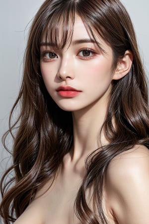 (Best quality, 8k, 32k, Photorealistic, UHD:1.2),

((teenager:1.2)),
((young woman, smoky eye makeup, nude glossy lips, long wavy hair, highlighted and styled, defined cheekbones, soft lighting, sultry and alluring look)),