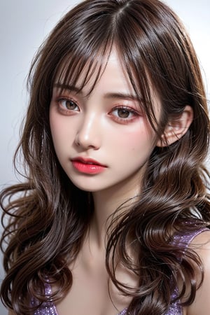 (Best quality, 8k, 32k, Photorealistic, UHD:1.2),

((teenager:1.2)),
((young woman, glittery makeup, shimmering eyeshadow, voluminous teased hair, glossy and bouncy curls, plump lips, soft lighting, vibrant and dazzling look)),