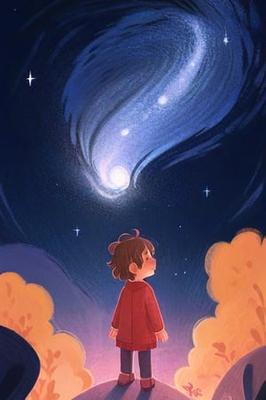 The night sky is full of stars.