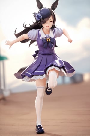 (Score_9, Score_8_Up, Score_7_Up), (Intricate Details: 1.2), 3d, Anime Style,1 girl, solo, full body, DonMF1r3XL, facing_viewer, long hair, black-hair, determined_face, score_9_up,aadaiwa, RICE, (Running_position), purple_dress, SCHOOL, crying, closed_eyes